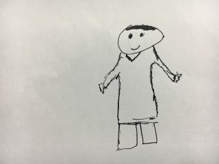 Drawing of an economist
