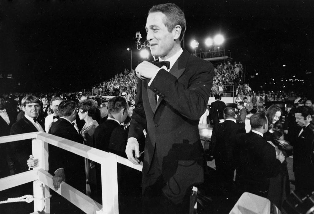 Actor Paul Newman arrives at the 1967 Annual Academy Awards