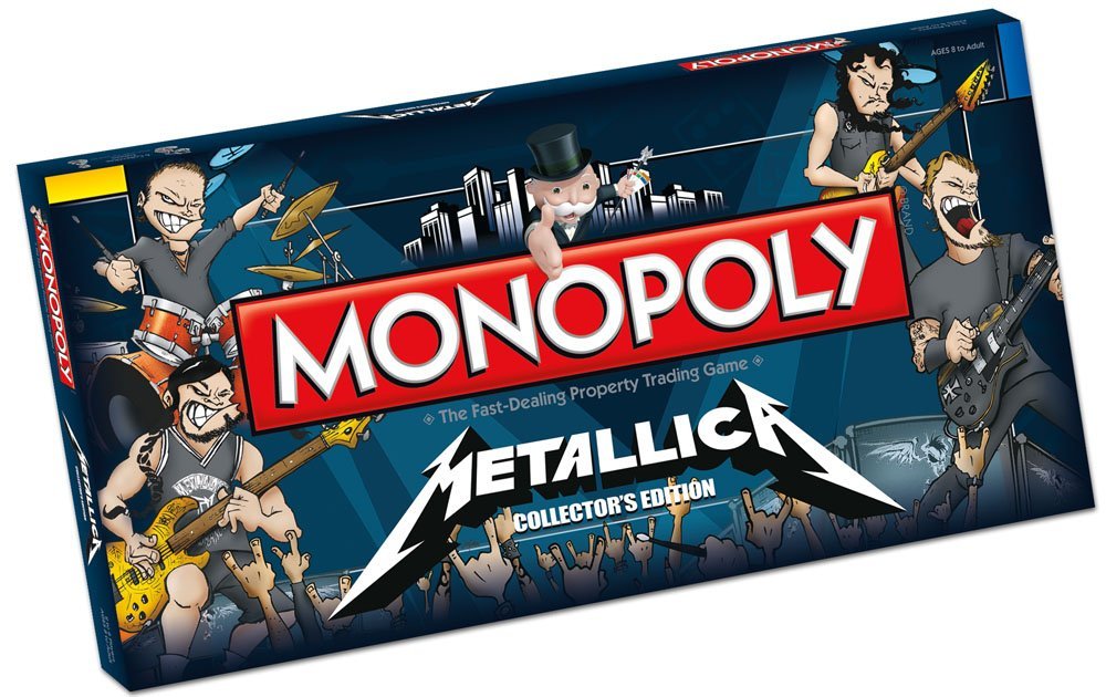 A box of Metallica Monopoly