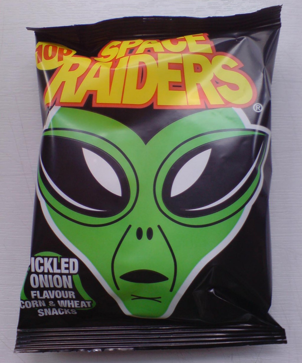 A packet of KP Space Raiders