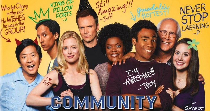 The cast of Community