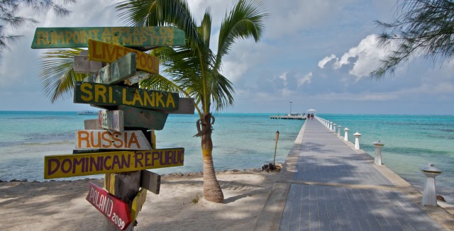 A beach on the Cayman Islands