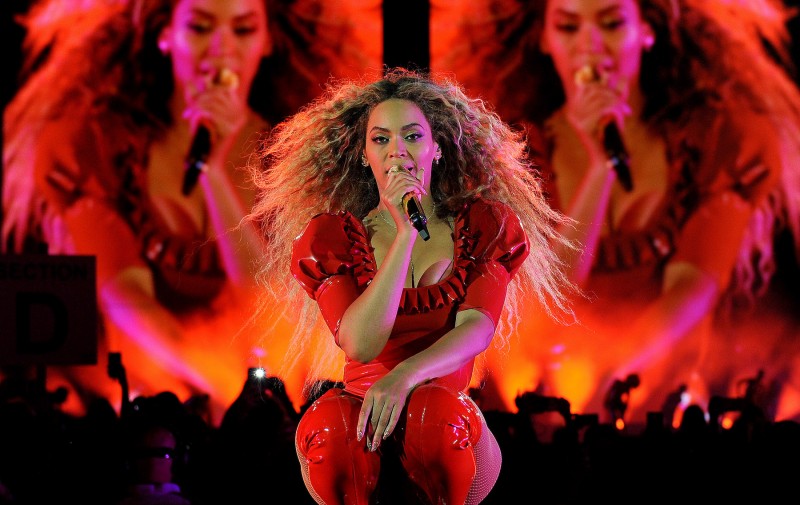 Beyonce performs during the Formation World Tour