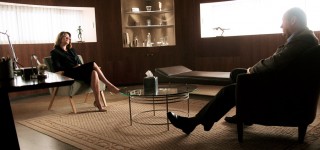 Scene from The Sopranos in which Tony Soprano talks to his therapist Jennifer Melfi