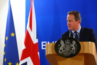 British Prime Minister David Cameron