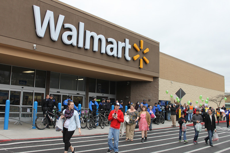 A Walmart store in the US