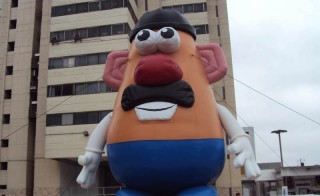 A giant Mr Potato Head