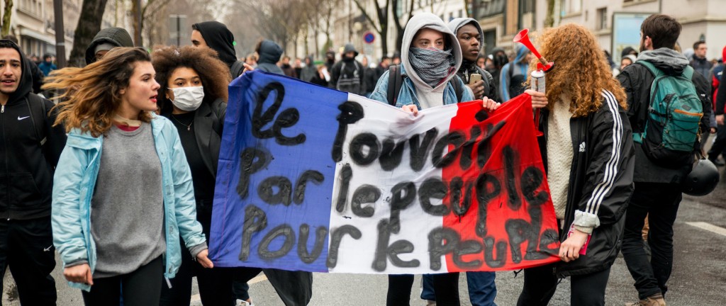 Protest over labor reforms in France