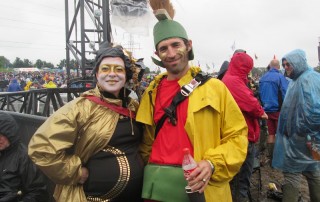 Jen and Zach at Glastonbury