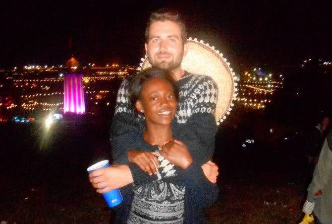 Josh and Laura at Glastonbury