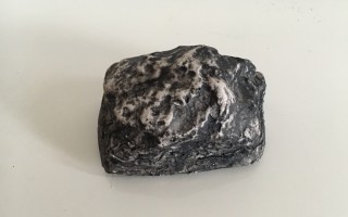 A plastic rock