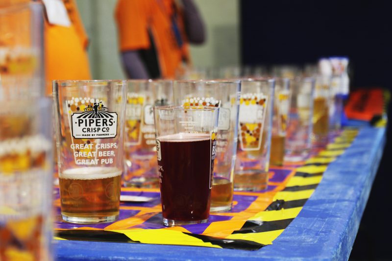 Pints of beer at Great British Beer Festival