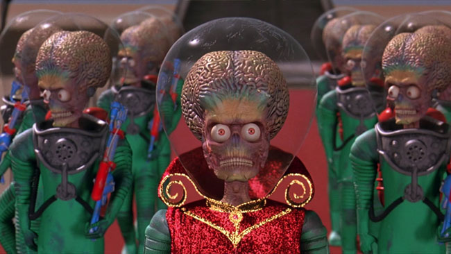 The martians from Mars Attacks