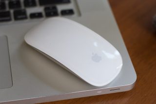 An Apple mouse