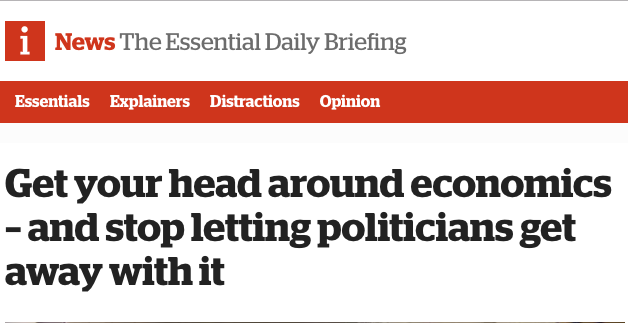 i News article – Make 2017 the year you get your head around economics