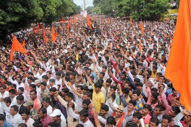 People protest in India