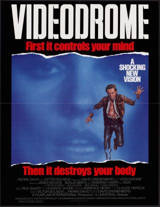 Videodrome movie poster