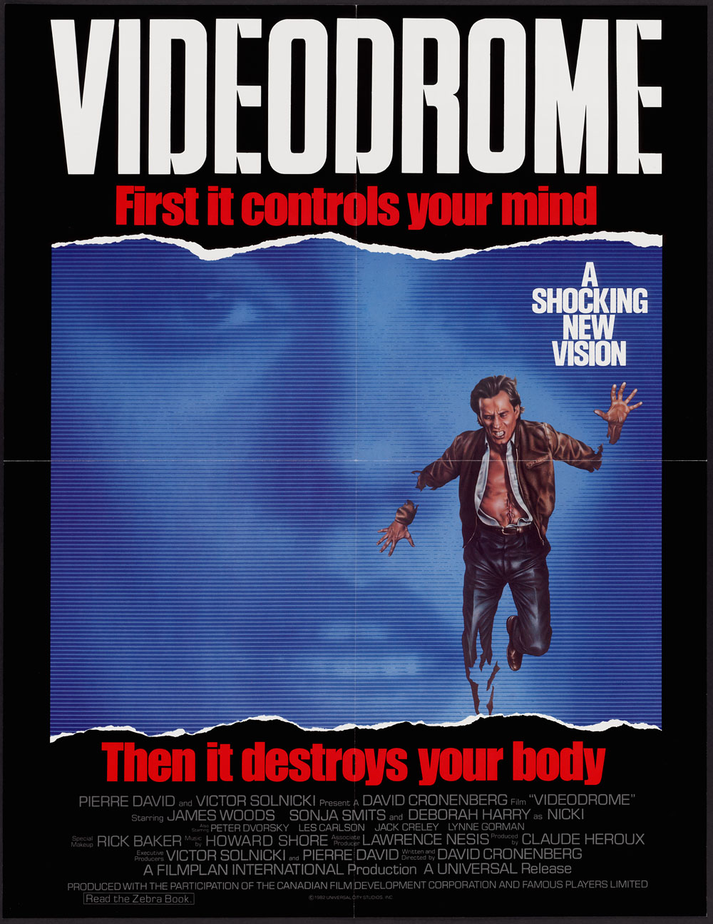 Videodrome movie poster