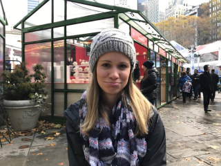 Emily, a shopper on 5th Avenue.