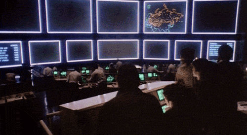 GIF of control room in Wargames