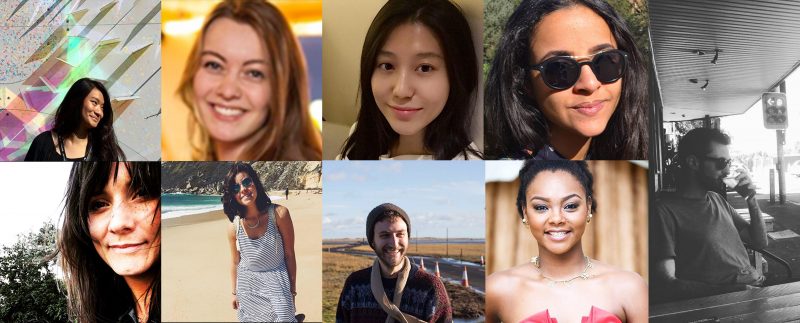 Young people from around the world