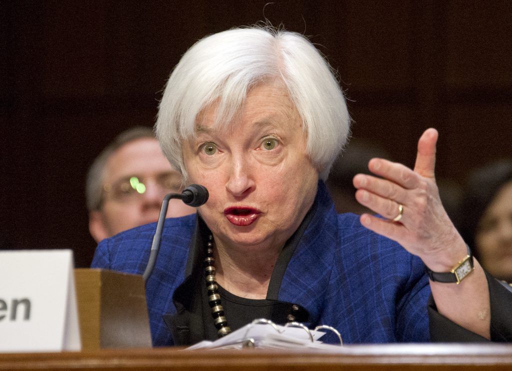 Janet Yellen Chair of Fed Board of Governers