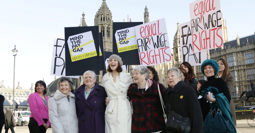 Gender pay gap demonstration