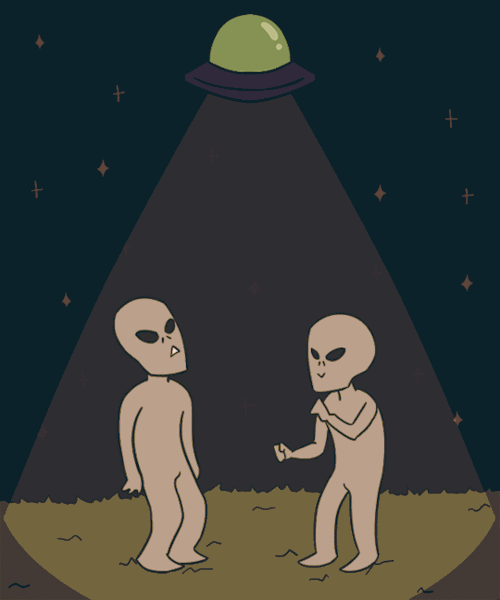 Aliens dancing