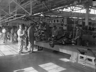 People working in Ford factory