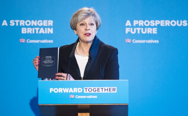 Conservative Manifesto Theresa May 2017