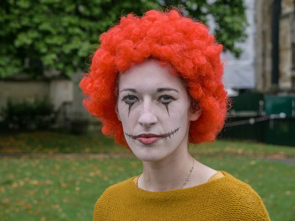 Sad clown