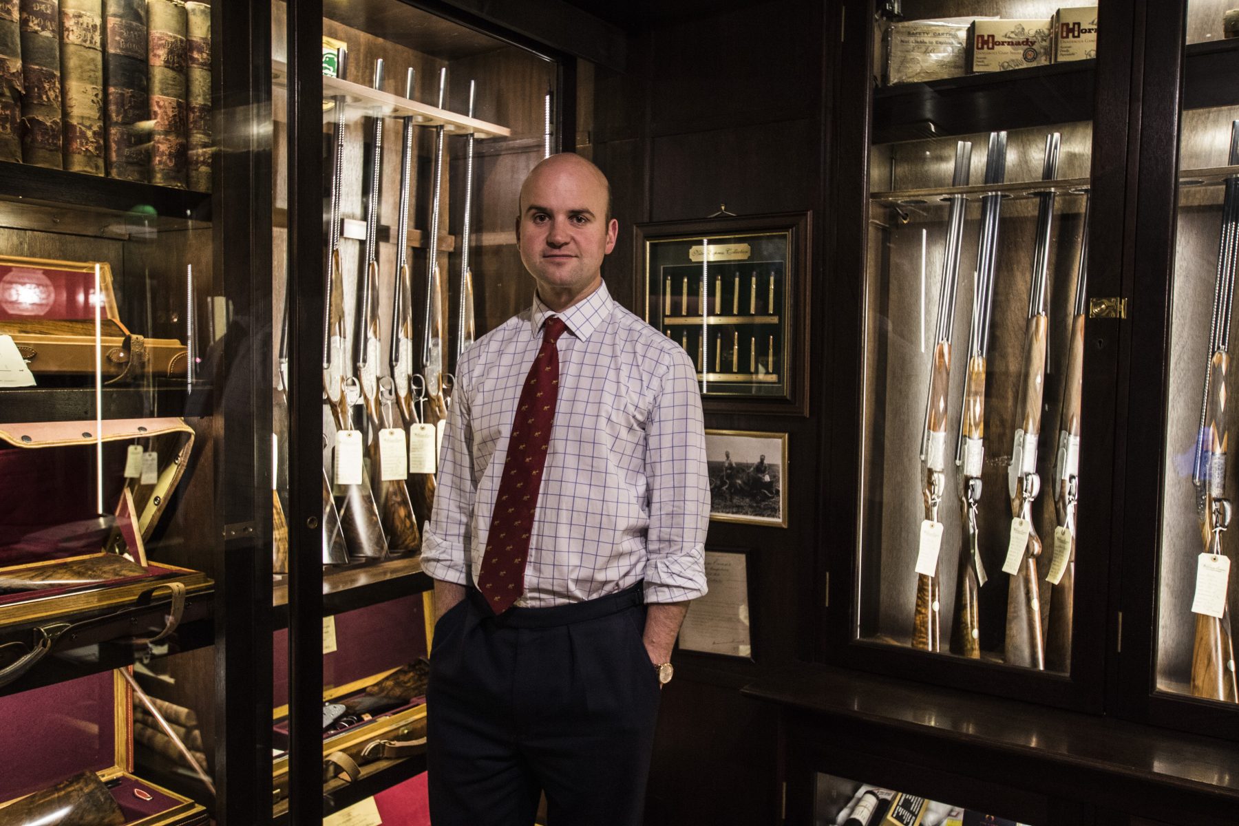 Inside the London shop selling rifles for £165,000