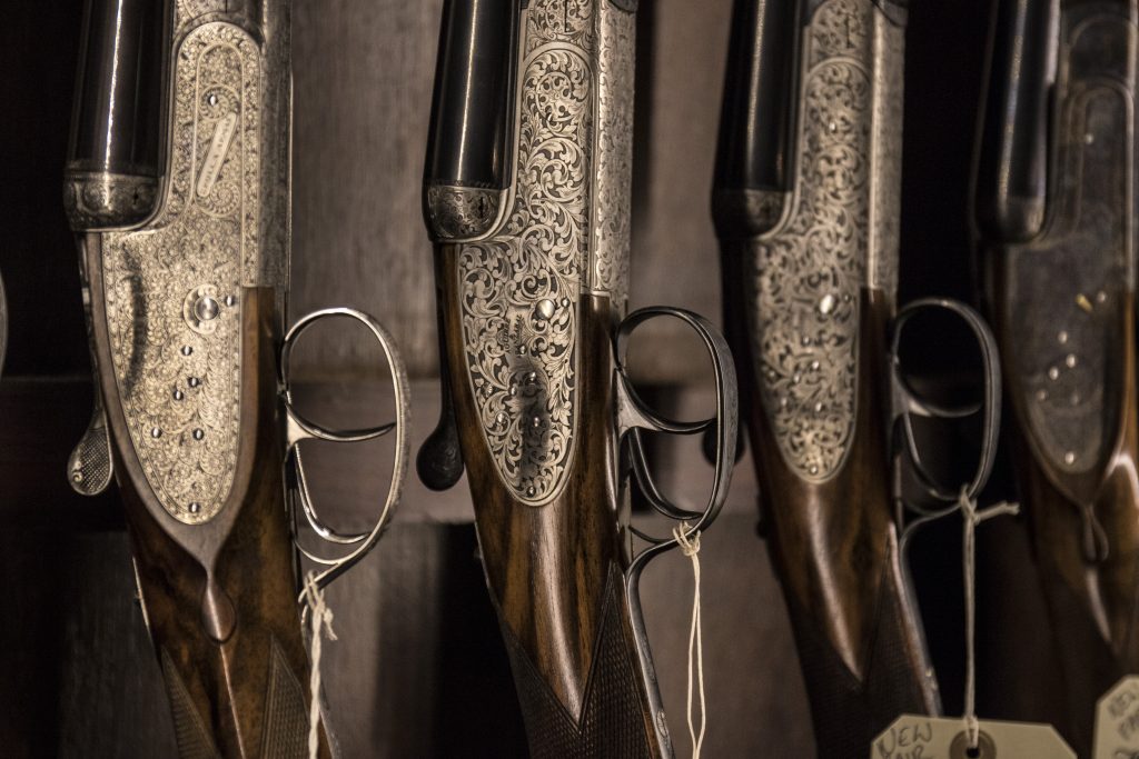 William Evans gun shop shotguns