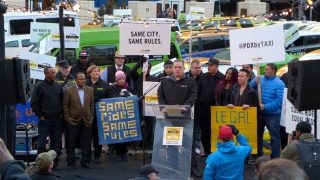 Uber Protest Portland