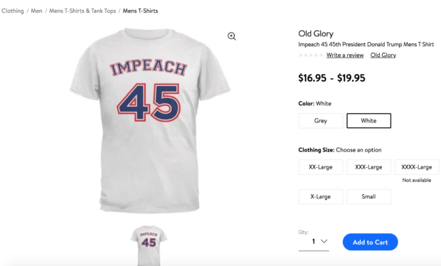 Impeach 45 T Shirt