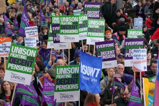 trade unions strike