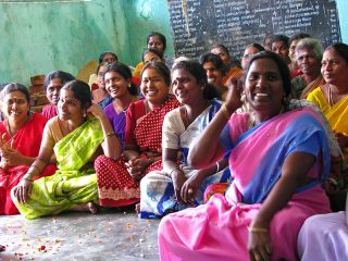 indian women laughing