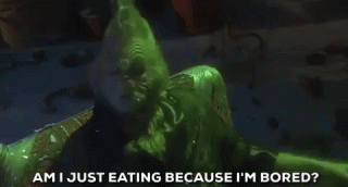 eating grinch