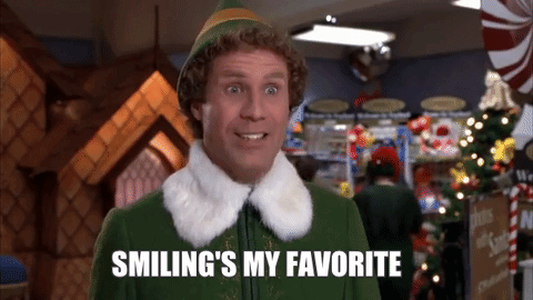 elf smiling