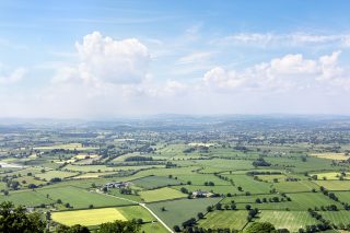 England countryside landscape panorama